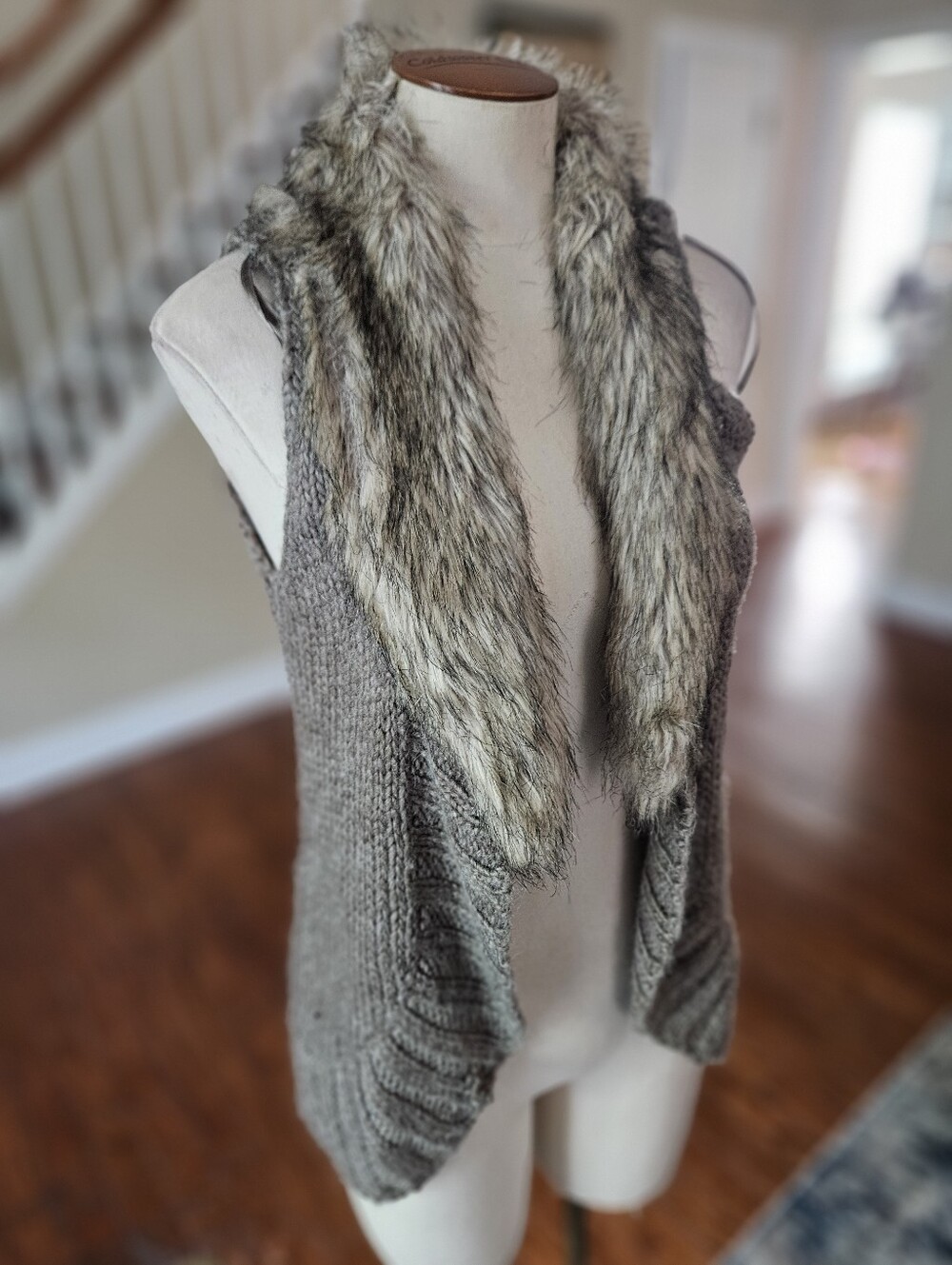 Fenn Wright Manson Faux Fur Vest XS